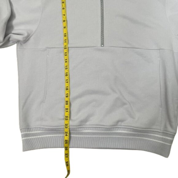 Mr Porter Designer NWOT Loopback Cotton-Jersey Half-Zip Sweatshirt Size XXL Gray - Picture 13 of 13
